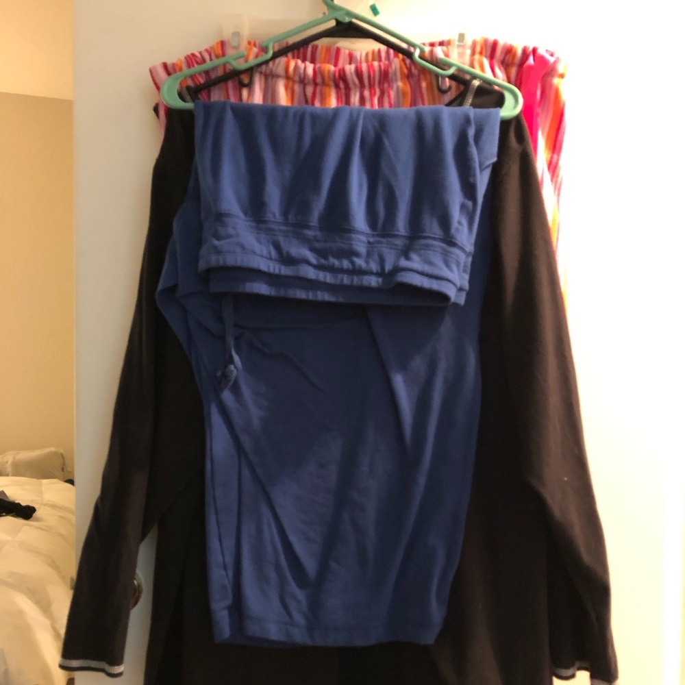 Blue Cotton Capri’s